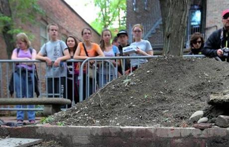 “You never know what you’re going to find, and thousands of people are watching you do it,” Boston city archeologist Joseph Bagley said. 
